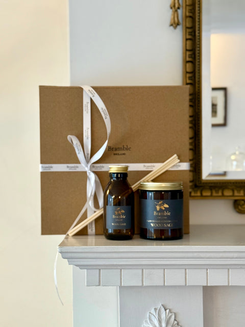 WOOD SAGE DIFFUSER + CANDLE SET