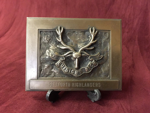 Regimental Plaques.