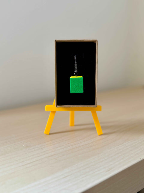 Dish Sponge Necklace | 3D Printed Quirky Pendant | Novelty Gift