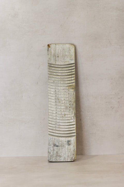 Vintage Elm Wooden Washboard - no 12