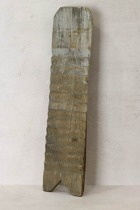 Vintage Elm Wooden Washboard - no 15