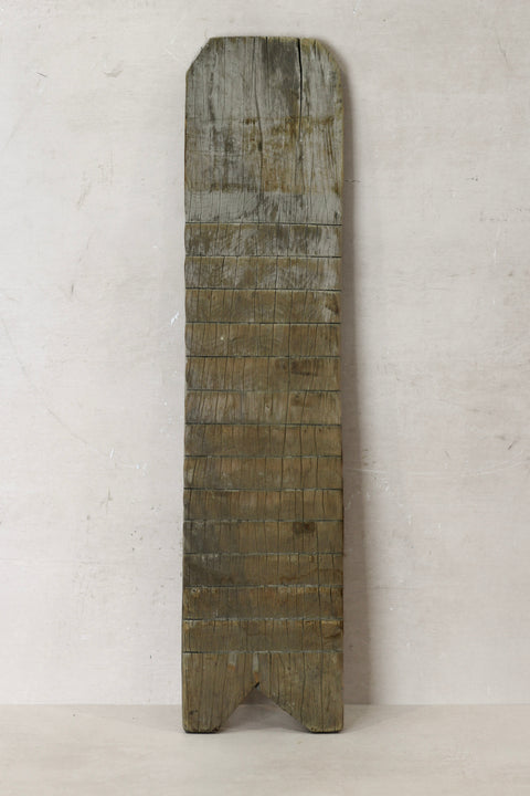 Vintage Elm Wooden Washboard - no 15