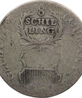 1727-1758 8 Schilling Lübeck Free Hanseatic city Coin Germany 