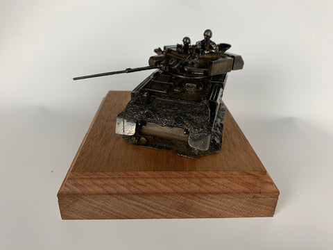 Scimitar FV107 Cold Cast Bronze Military Vehicle