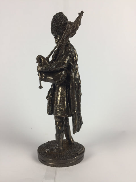 Royal Regiment of Scotland Piper Bronze Military Statue Sculpture