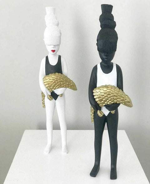 NOUSH DOLLS - Girl with Pangolin