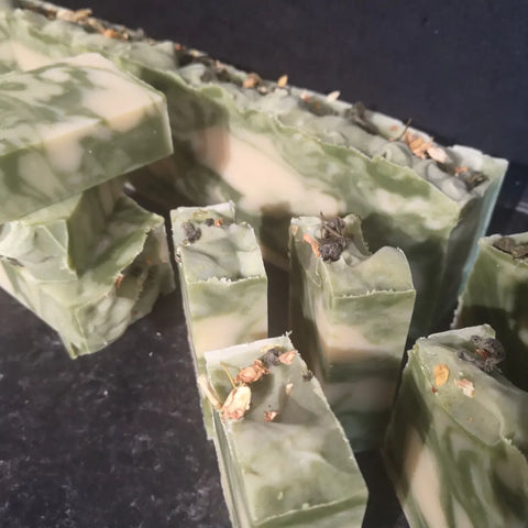 Chamomile Green Tea & Jasmine Vegan Soap 90g