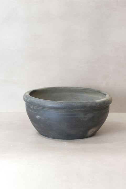 Wabi Sabi Antik-Mattgraue Terrakottaschale - OGB 02