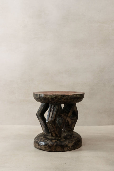 Vintage Tonga Stool - Copper Top - 25.2