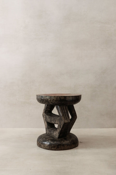 Vintage Tonga Stool - Copper Top - 25.1