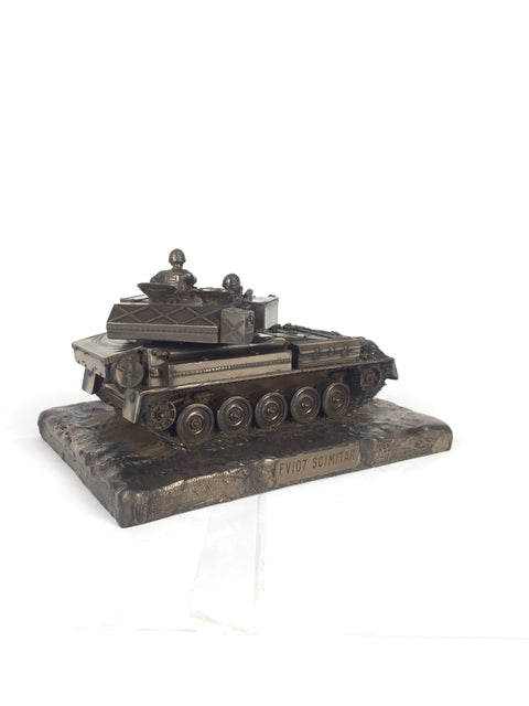 Scimitar FV107 Cold Cast Bronze Military Vehicle