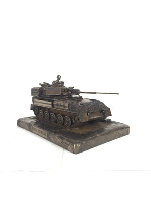Scimitar FV107 Cold Cast Bronze Military Vehicle