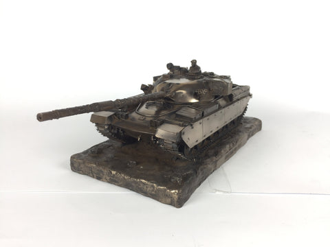 Chieftain FV4201 Mk3 M.B.T Cold Cast Bronze Statue