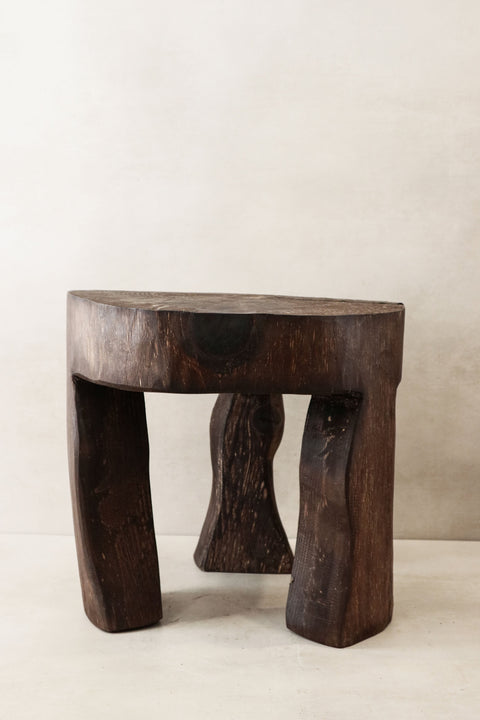 Hand Carved Wooden Stool\Side Table - 48.2