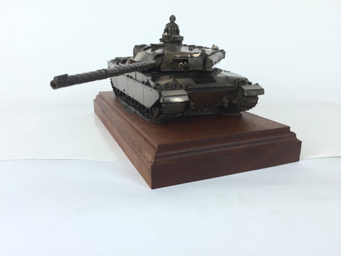 Challenger 1 Main Battle Tank Cold Cast Bronze Statue
