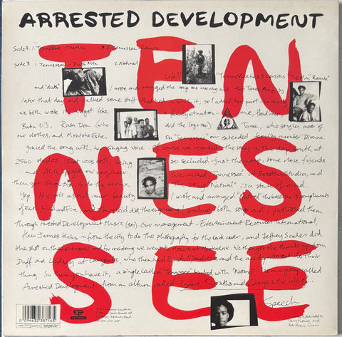 Arrested Development – Tennessee (1992) – 12" Hip Hop Vinyl