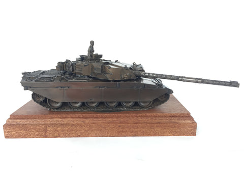 Challenger 1 Main Battle Tank Cold Cast Bronze Statue