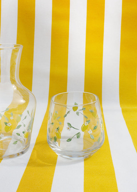 Carafe et verres à Limoncello