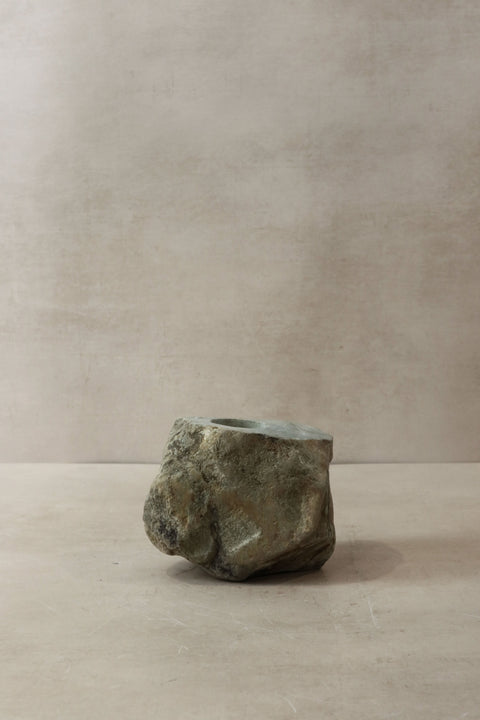 Natural Rough Edge Stone Candle holder - 98.1