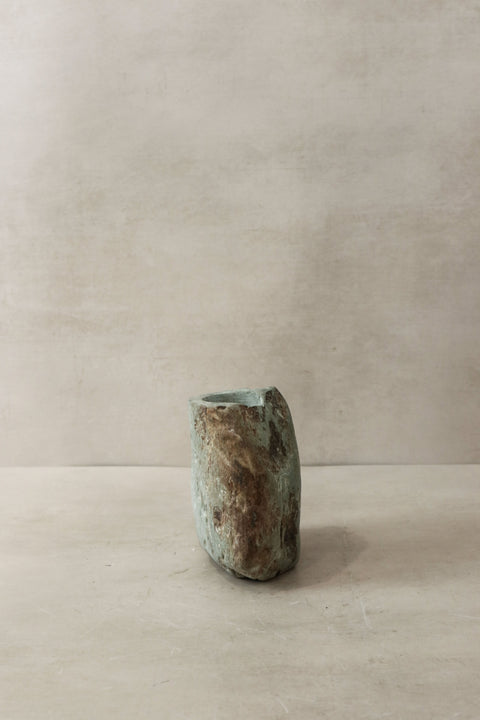 Natural Rough Edge Stone Candle Holder - 98.3