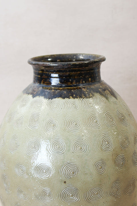Pot en céramique émaillée vintage du Yunnan - YP09