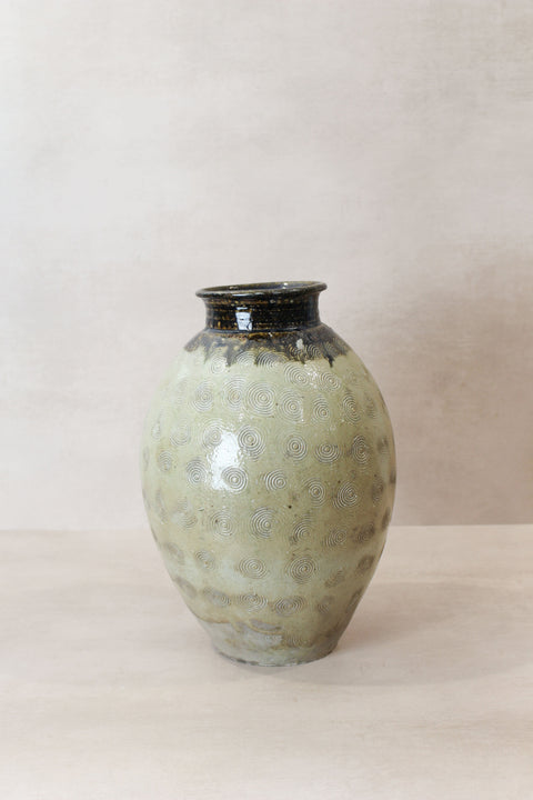 Pot en céramique émaillée vintage du Yunnan - YP09
