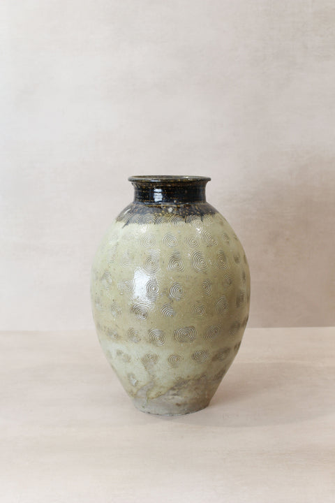 Pot en céramique émaillée vintage du Yunnan - YP09