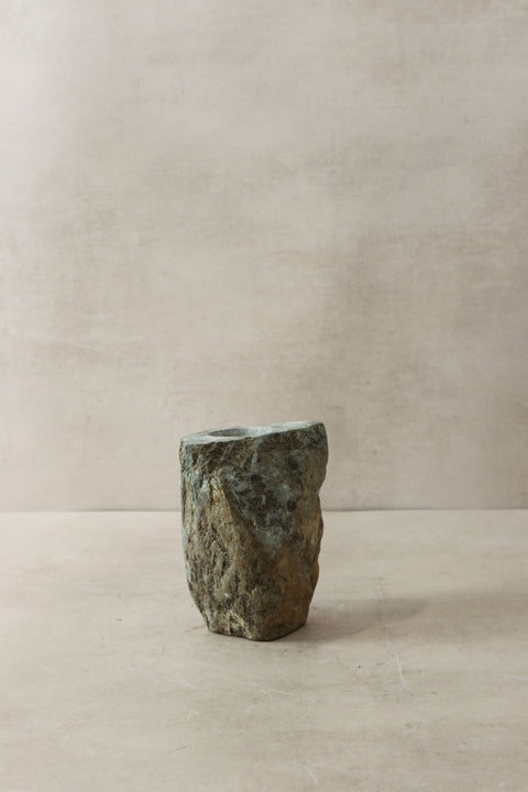 Natural Rough Edge Stone Candle Holder - 98.4