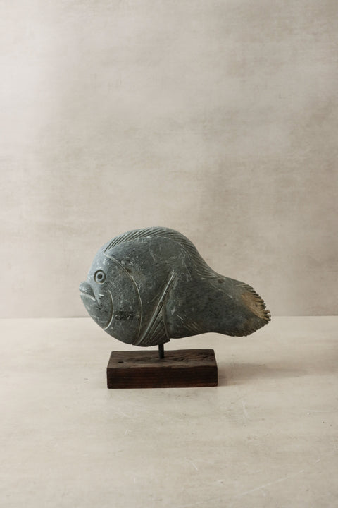 Steinfischskulptur – Simbabwe – 31.1