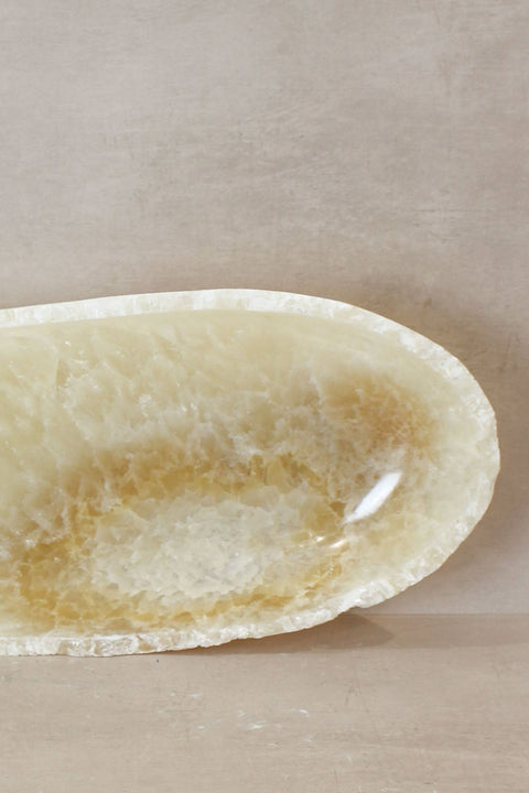Bol en onyx de qualité supérieure à bord brut POB 13