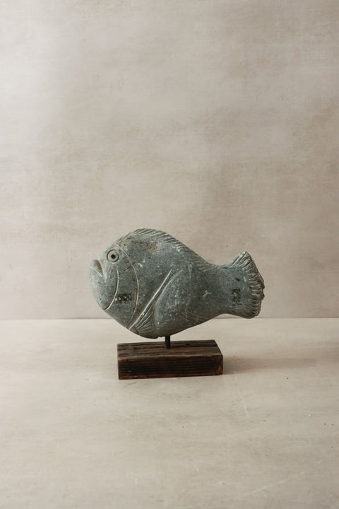 Steinfischskulptur – Simbabwe – 30.1