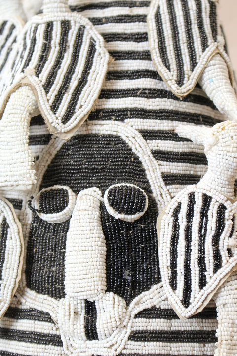 Yoruba Royal Crown Black & White - 15.2
