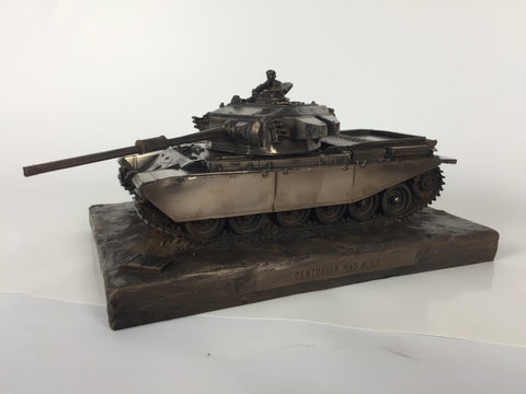 Centurion Mk5 Main Battle Tank Cold Cast Bronze Military Statue