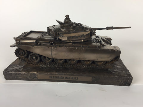 Centurion Mk5 Main Battle Tank Cold Cast Bronze Military Statue