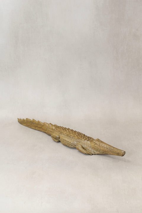 Krokodilskulptur aus Simbabwe 56,2