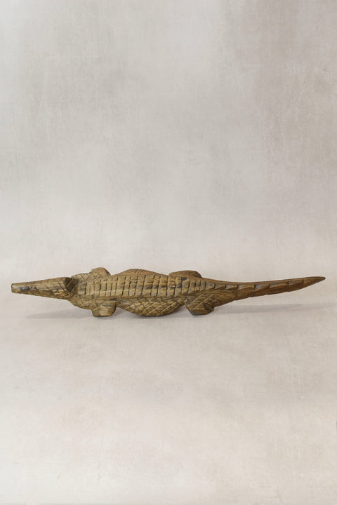 Zimbabwe Crocodile sculpture 56.4