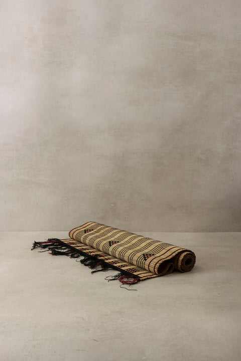 Tuareg-Schilf- und Textilmatte - 77,1