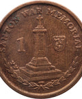 2004 1 Penny Isle of Man Coin Santon War Memorial