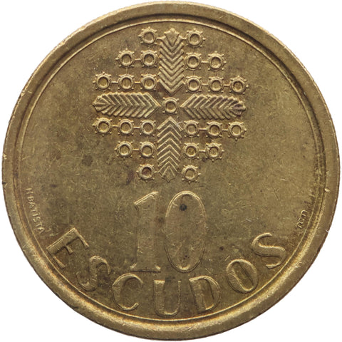 1991 10 Escudos Portugal Coin