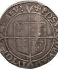 1560-1561 Shilling Elizabeth I Coin England 2nd issue Cross Crosslet 
