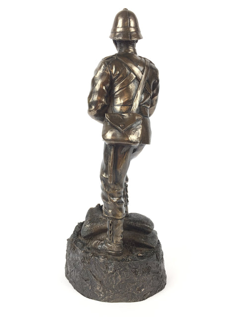 Rorkes Drift Zulu Wars 1879 Cold Cast Bronze Military Statue