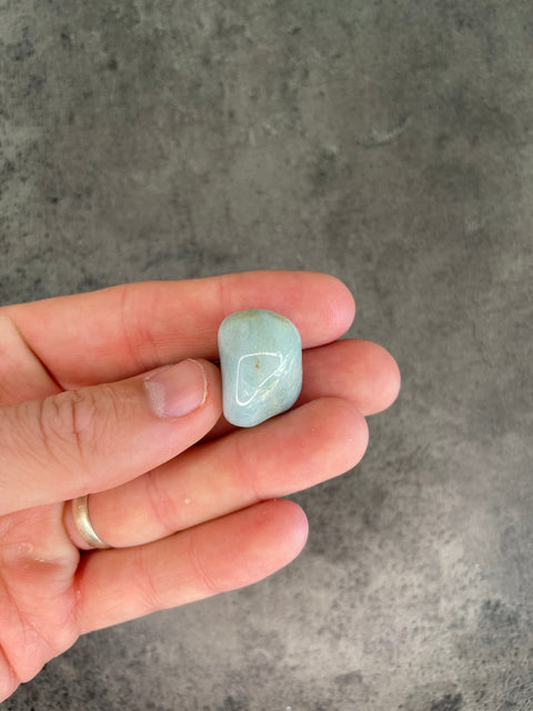 Aquamarin - Trommelstein - Klein