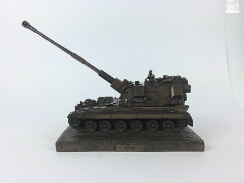 AS-90 S.P.G Cold Cast Bronze Military Statue