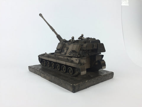 AS-90 S.P.G Cold Cast Bronze Military Statue