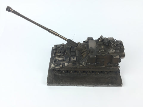 AS-90 S.P.G Cold Cast Bronze Military Statue