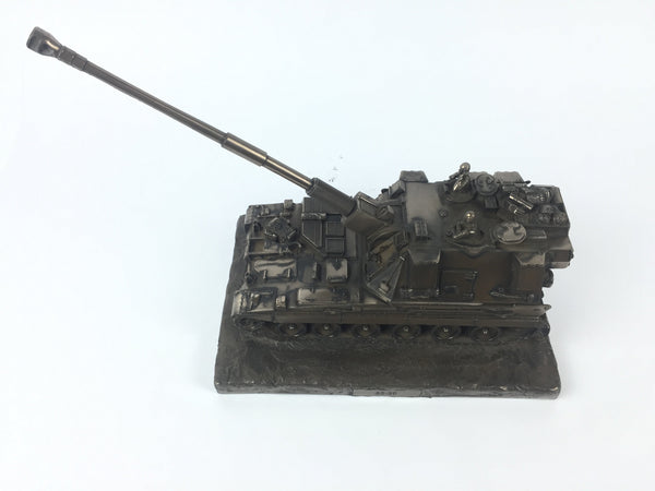 AS-90 S.P.G Cold Cast Bronze Military Statue