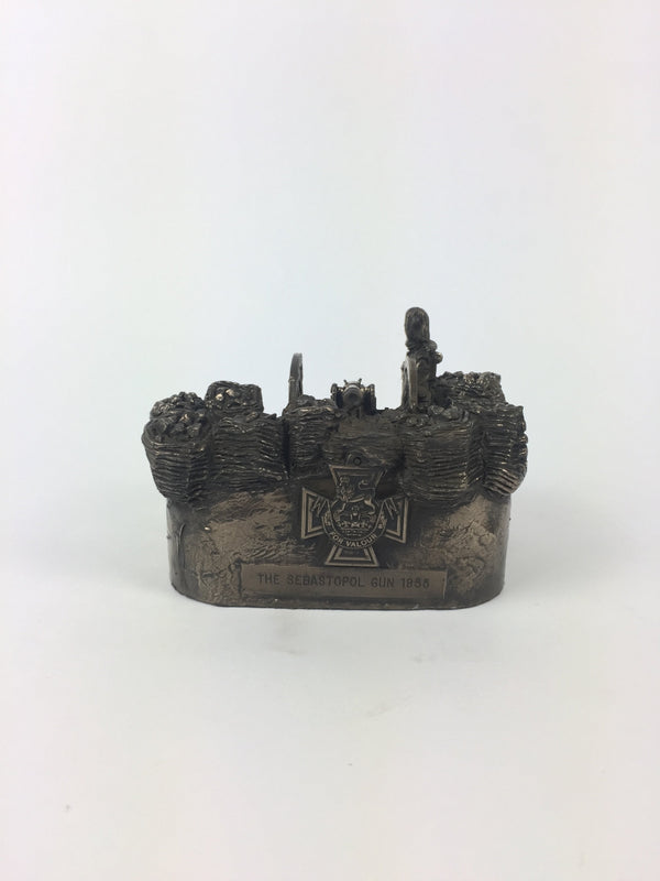 Captured Russian Sebastopol Gun Military Statue Sculpture