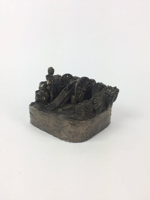 Captured Russian Sebastopol Gun Military Statue Sculpture