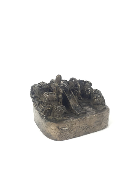 Captured Russian Sebastopol Gun Military Statue Sculpture