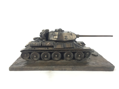 Russian T-34-85 Military Statue Sculpture